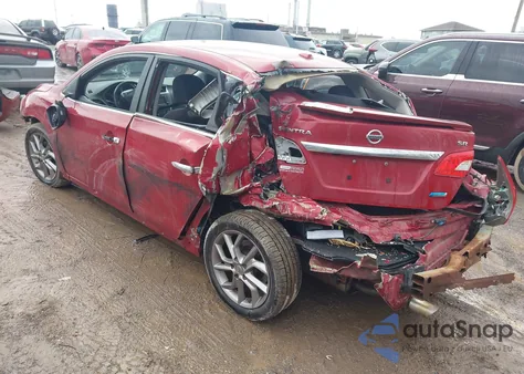 2013 Nissan Sentra Sr из США, поврежденный, VIN 3N1AB7AP3DL770868